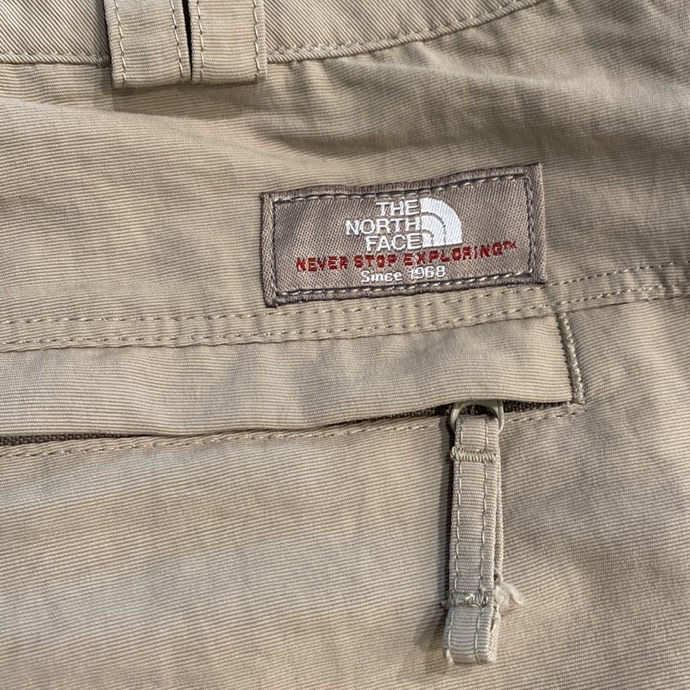 NWOT The North Face Tan Convertible Nylon Hiking Active Pants Size 6 - Picture 15 of 16